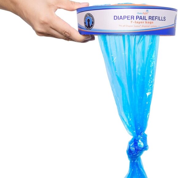 ChoiceRefill Compatible with Most Diaper Genie Pail, 4-Pack, 1300count - NEW! - Picture 2 of 4